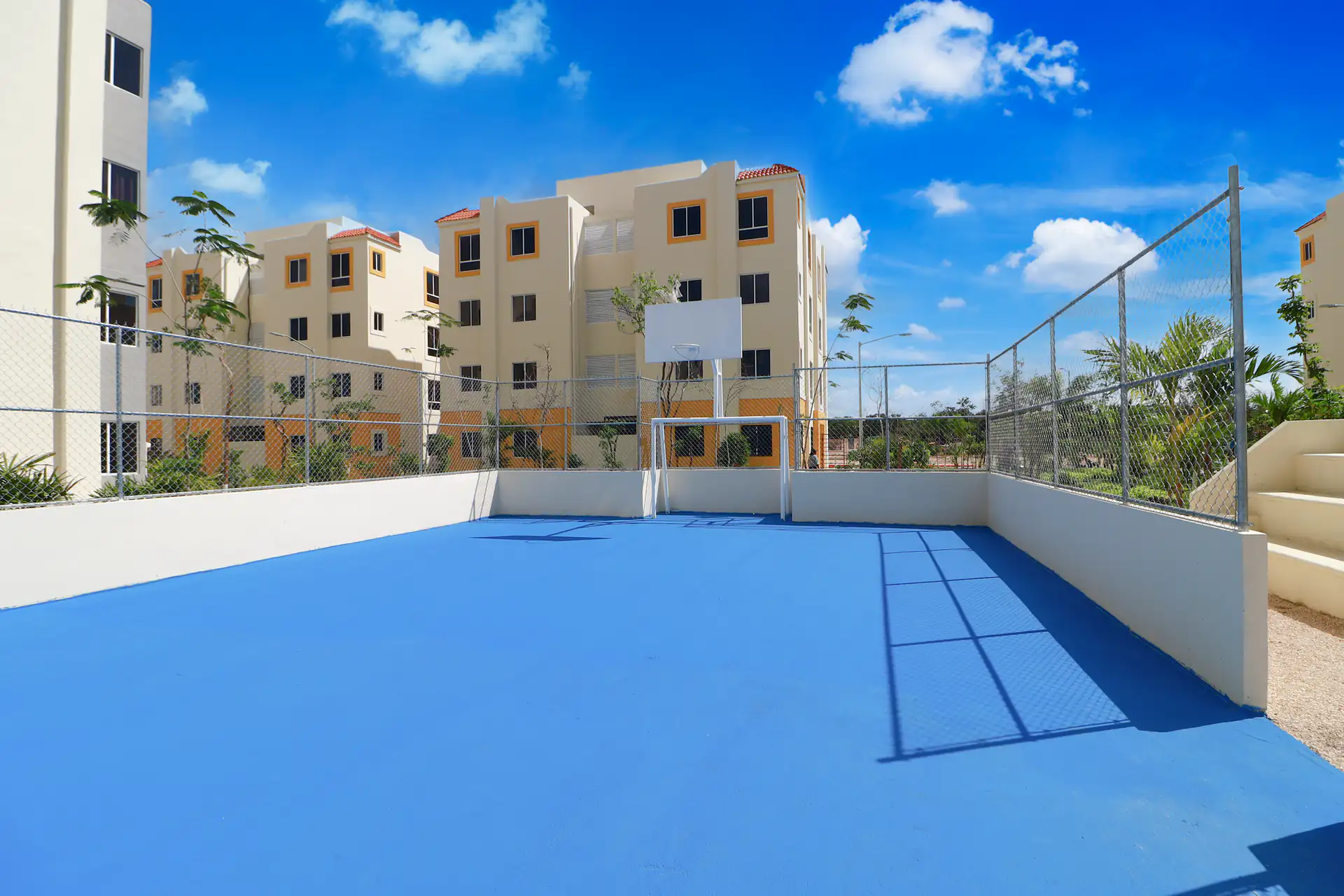 Vista de la Alberca en Aldea Tulum